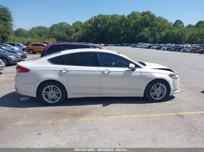 2018 Ford Fusion Se VIN: 3FA6P0H71JR115009 Lot: 40270894