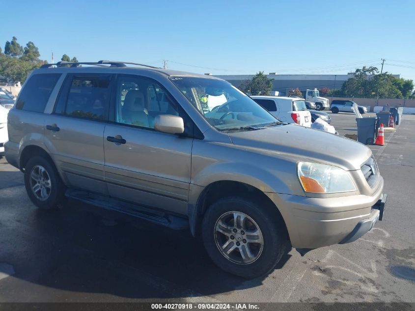 2004 Honda Pilot Ex-L VIN: 2HKYF18584H569680 Lot: 40270918