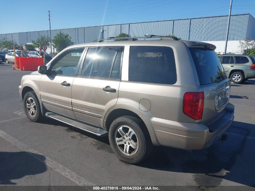 2004 Honda Pilot Ex-L VIN: 2HKYF18584H569680 Lot: 40270918