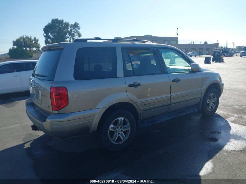 2004 Honda Pilot Ex-L VIN: 2HKYF18584H569680 Lot: 40270918