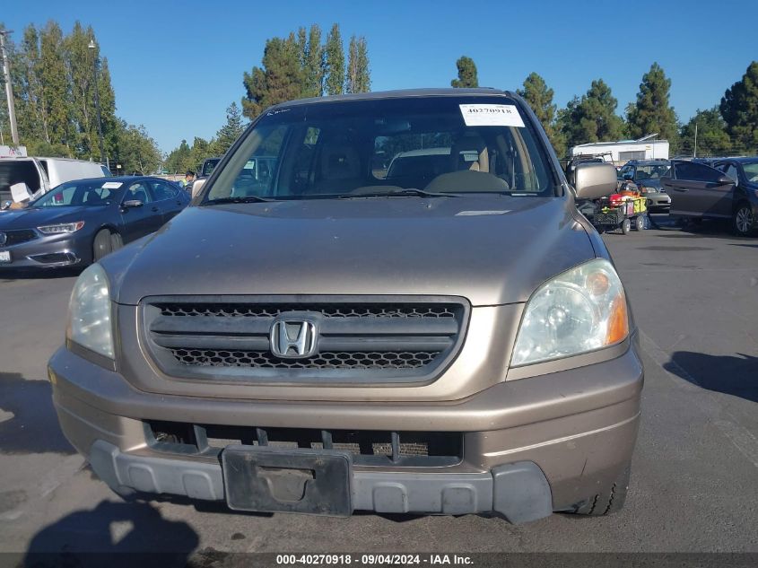 2004 Honda Pilot Ex-L VIN: 2HKYF18584H569680 Lot: 40270918