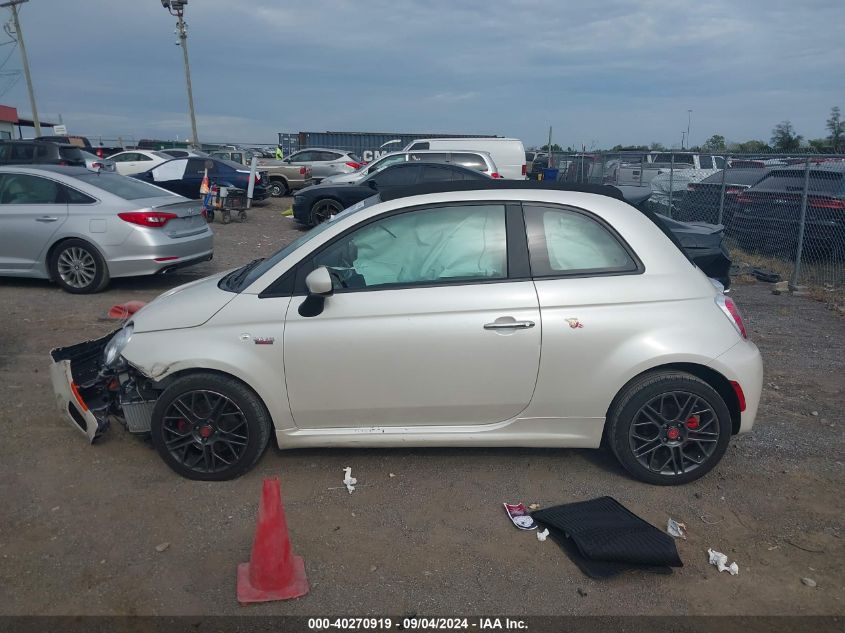 2018 Fiat 500C Abarth VIN: 3C3CFFJHXJT377799 Lot: 40270919