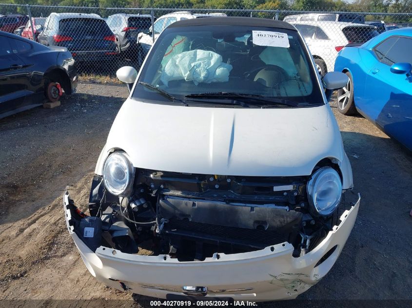 2018 Fiat 500C Abarth VIN: 3C3CFFJHXJT377799 Lot: 40270919