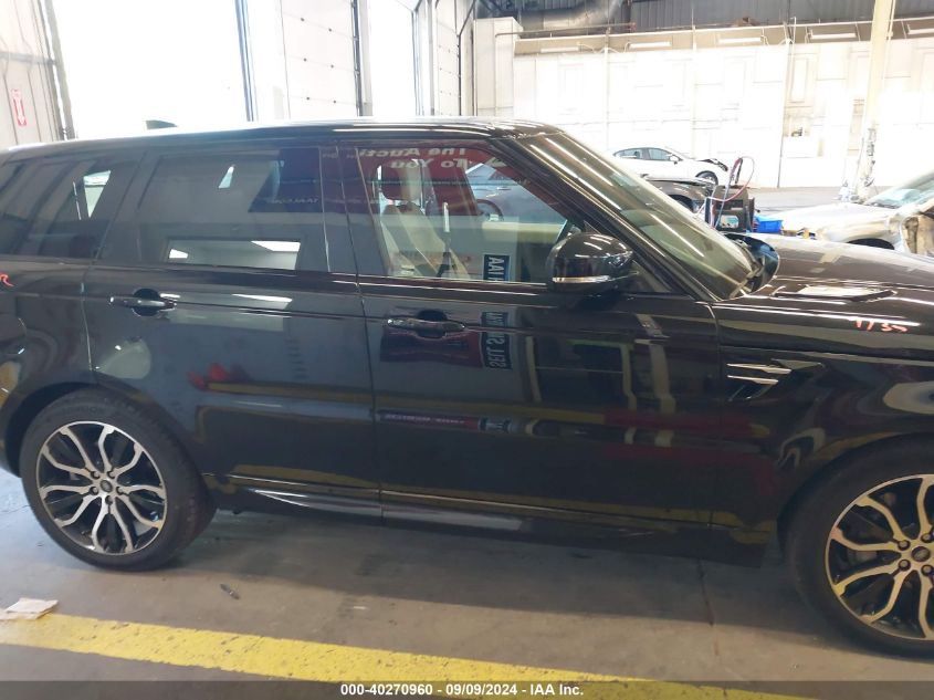 2019 Land Rover Range Rover Sport Hse VIN: SALWR2RV2KA834710 Lot: 40270960