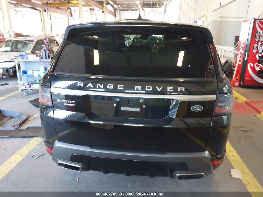 2019 Land Rover Range Rover Sport Hse VIN: SALWR2RV2KA834710 Lot: 40270960