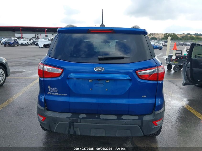 2021 Ford Ecosport Se VIN: MAJ3S2GE4MC410945 Lot: 40270985