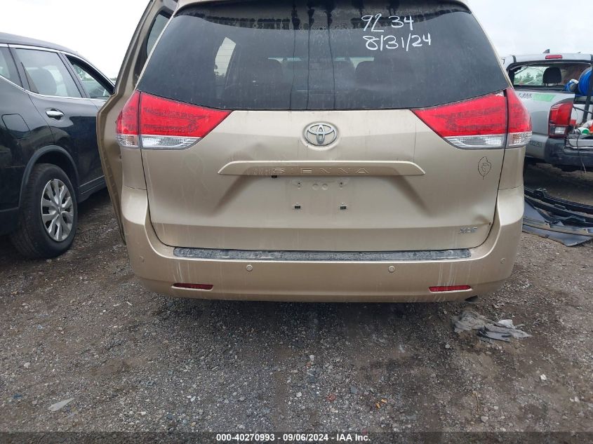 2011 Toyota Sienna Xle V6 VIN: 5TDYK3DC7BS079234 Lot: 40270993