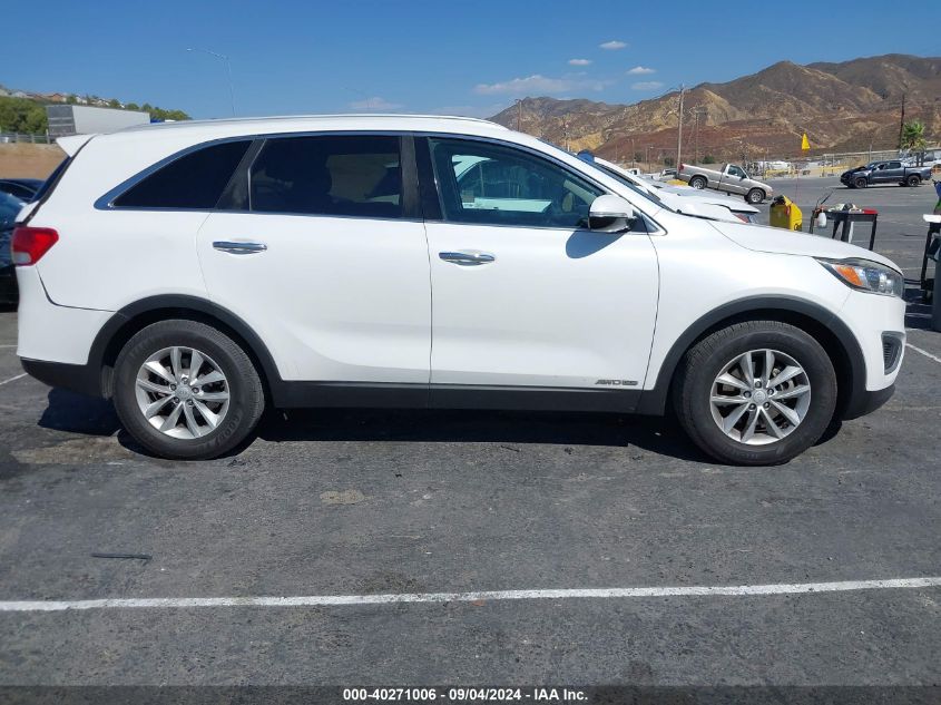 2018 Kia Sorento 3.3L Lx VIN: 5XYPGDA58JG429278 Lot: 40271006