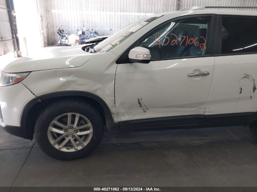 2015 Kia Sorento Lx VIN: 5XYKT4A72FG587579 Lot: 40271062