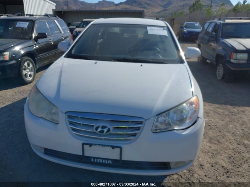 2010 Hyundai Elantra Gls VIN: KMHDU4AD2AU122623 Lot: 40271087