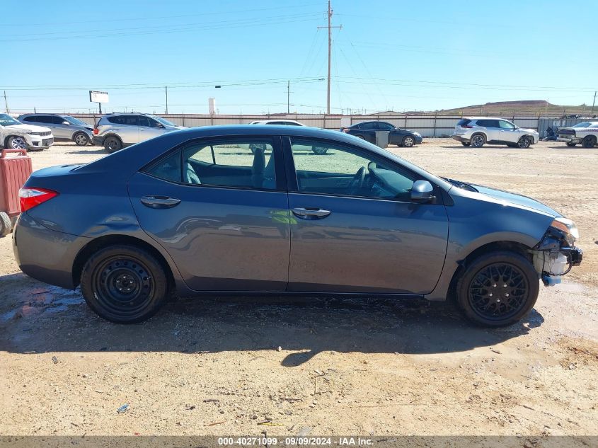 2015 Toyota Corolla Le VIN: 5YFBURHE5FP293149 Lot: 40271099