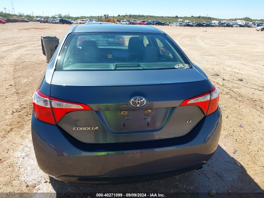 2015 Toyota Corolla Le VIN: 5YFBURHE5FP293149 Lot: 40271099