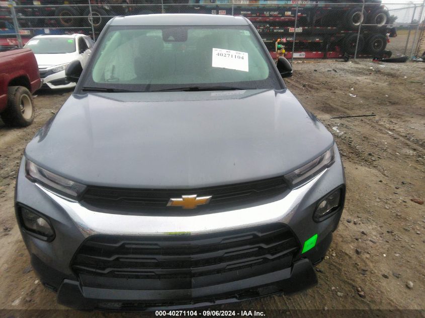 2022 Chevrolet Trailblazer Fwd Ls VIN: KL79MMS23NB097558 Lot: 40271104