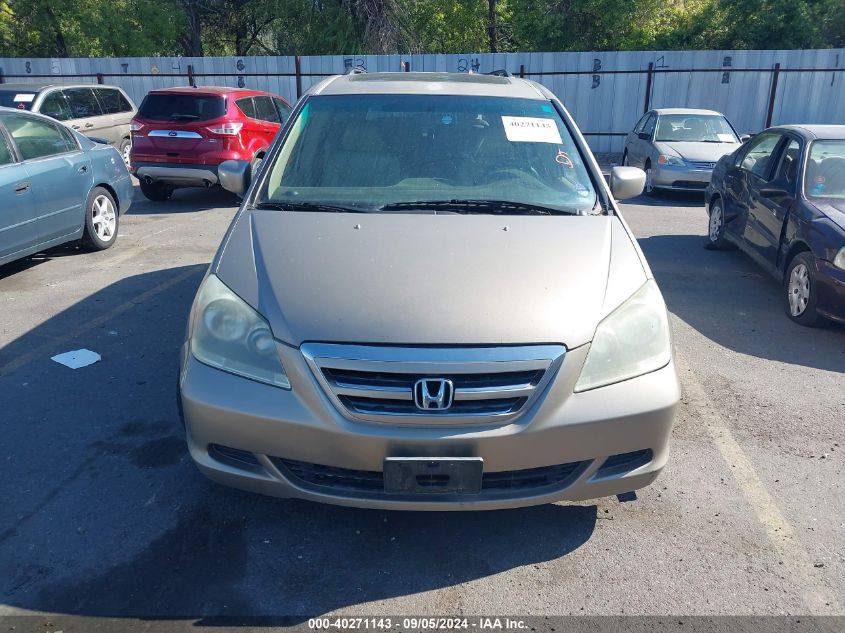 2005 Honda Odyssey Ex-L VIN: 5FNRL38725B119100 Lot: 40271143