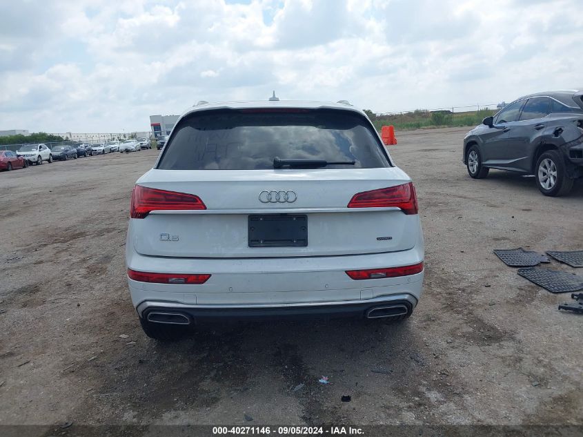 2023 Audi Q5 Premium 45 Tfsi S Line Quattro VIN: WA1GAAFY5P2123798 Lot: 40271146