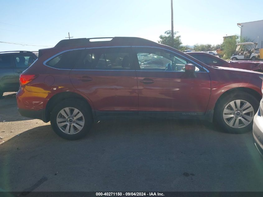 2016 Subaru Outback 2.5I Premium VIN: 4S4BSACC3G3220946 Lot: 40271150