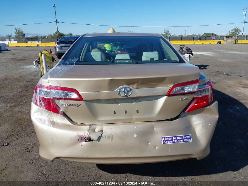 2012 Toyota Camry Le VIN: 4T1BF1FK1CU008817 Lot: 40271294