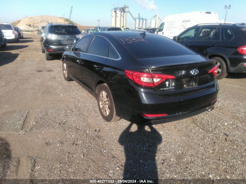 2016 Hyundai Sonata Se VIN: 5NPE24AF4GH320400 Lot: 40271332