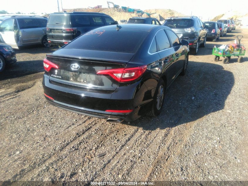 2016 Hyundai Sonata Se VIN: 5NPE24AF4GH320400 Lot: 40271332