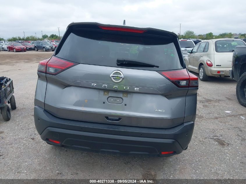 2021 Nissan Rogue S VIN: JN8AT3AB8MW226890 Lot: 40271338