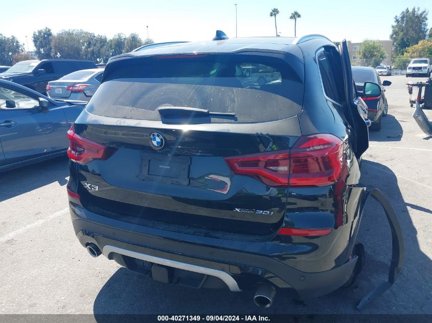 2020 BMW X3 xDrive30I VIN: 5UXTY5C05LLT34332 Lot: 40271349