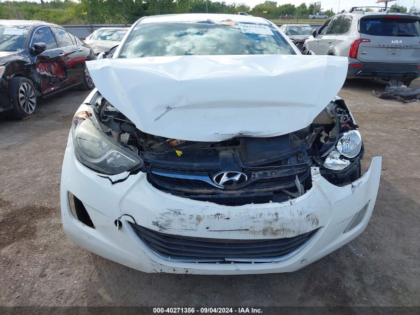 2013 Hyundai Elantra Gls VIN: 5NPDH4AE1DH292195 Lot: 40271356