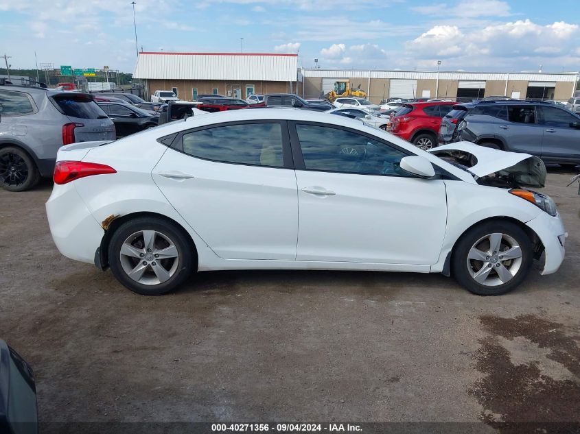 2013 Hyundai Elantra Gls VIN: 5NPDH4AE1DH292195 Lot: 40271356