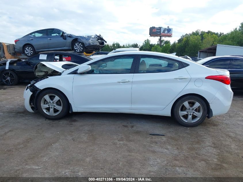 2013 Hyundai Elantra Gls VIN: 5NPDH4AE1DH292195 Lot: 40271356