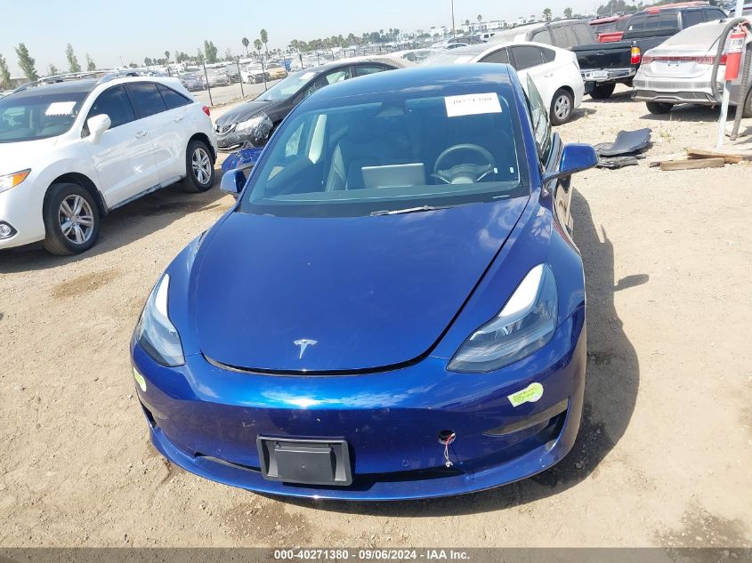 2022 Tesla Model 3 VIN: 5YJ3E1EA2NF318717 Lot: 40271380