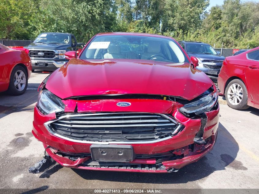 2018 Ford Fusion Hybrid Titanium VIN: 3FA6P0RU5JR203792 Lot: 40271413