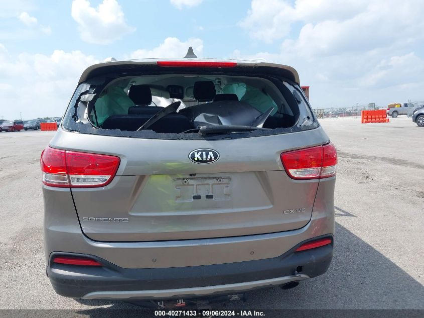 2016 KIA SORENTO 3.3L EX - 5XYPH4A5XGG113192