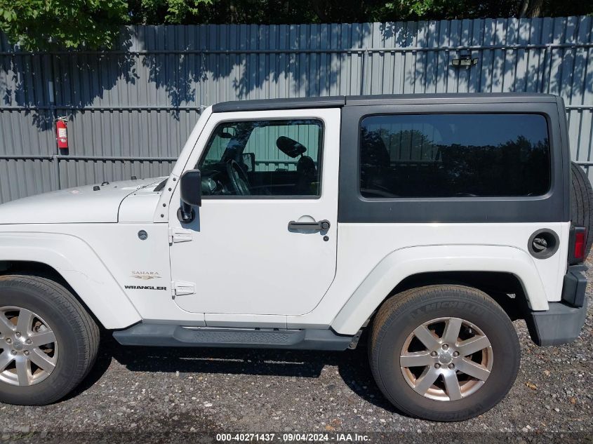 2014 Jeep Wrangler Sahara VIN: 1C4GJWBG9EL125609 Lot: 40271437