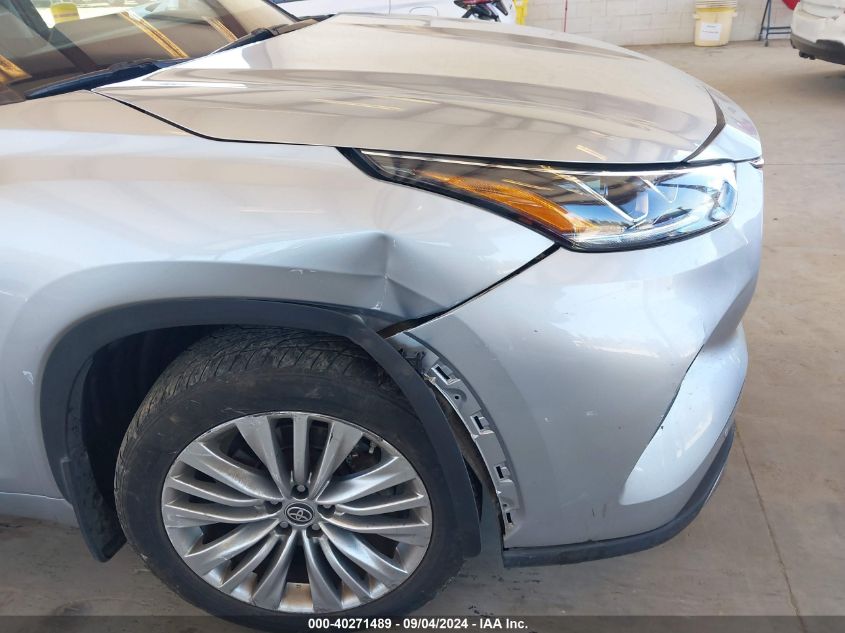 VIN 5TDKDRBHXPS003287 2023 TOYOTA HIGHLANDER PLATINUM