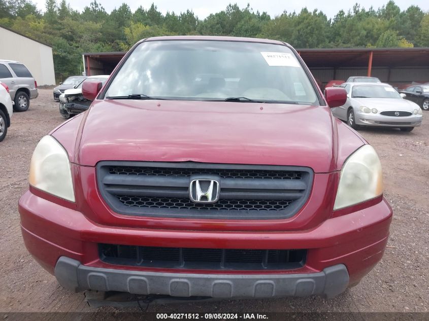 2004 Honda Pilot Ex-L VIN: 5FNYF18594B001968 Lot: 40271512