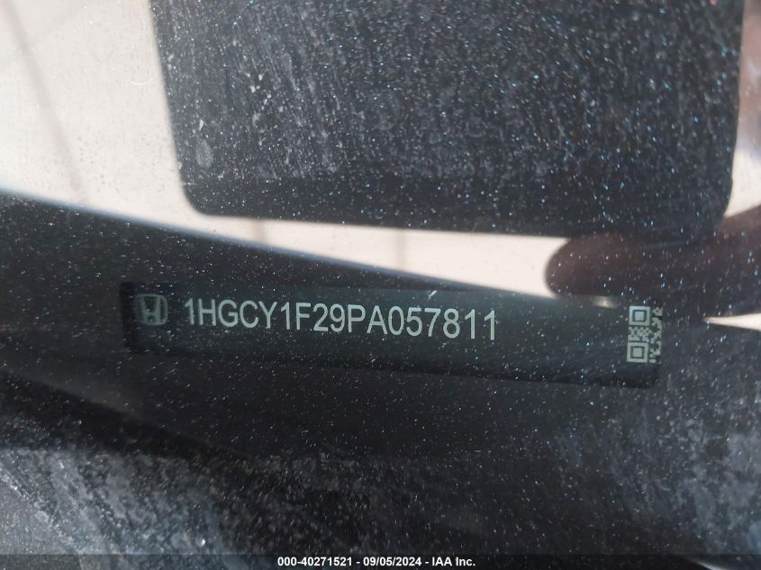 1HGCY1F29PA057811 2023 Honda Accord Lx