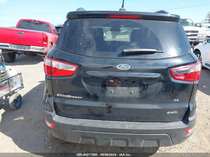 2020 Ford Ecosport Se VIN: MAJ6S3GL4LC342341 Lot: 40271550