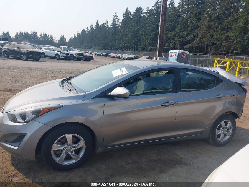 2014 Hyundai Elantra Se VIN: KMHDH4AE6EU155448 Lot: 40271641