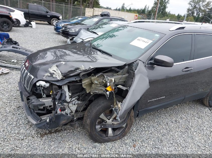 2020 Jeep Cherokee Limited Fwd VIN: 1C4PJLDB6LD654250 Lot: 40271643