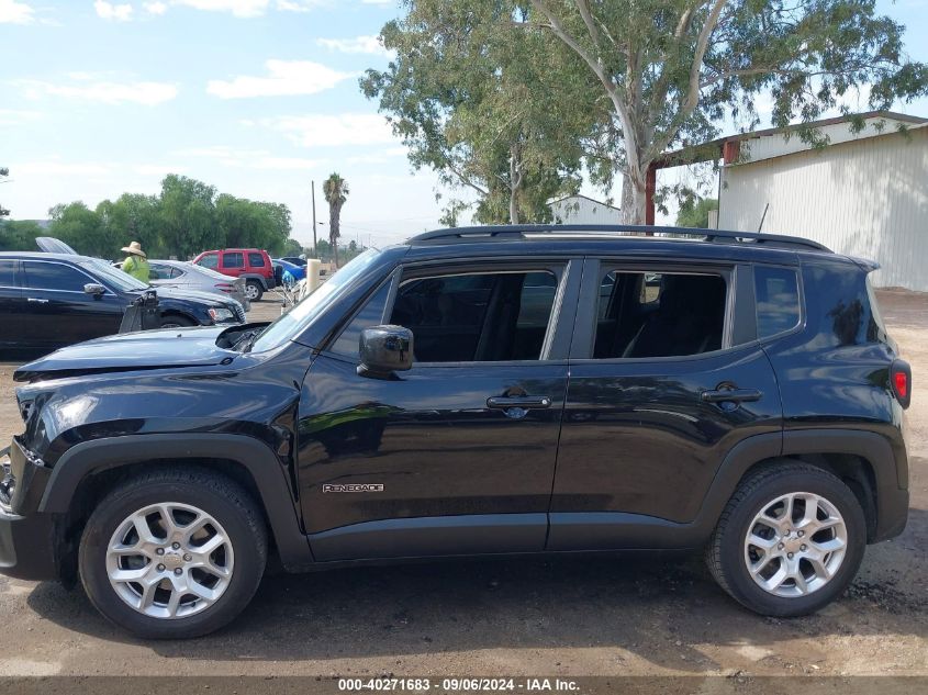 2018 Jeep Renegade Latitude Fwd VIN: ZACCJABB0JPJ01403 Lot: 40271683