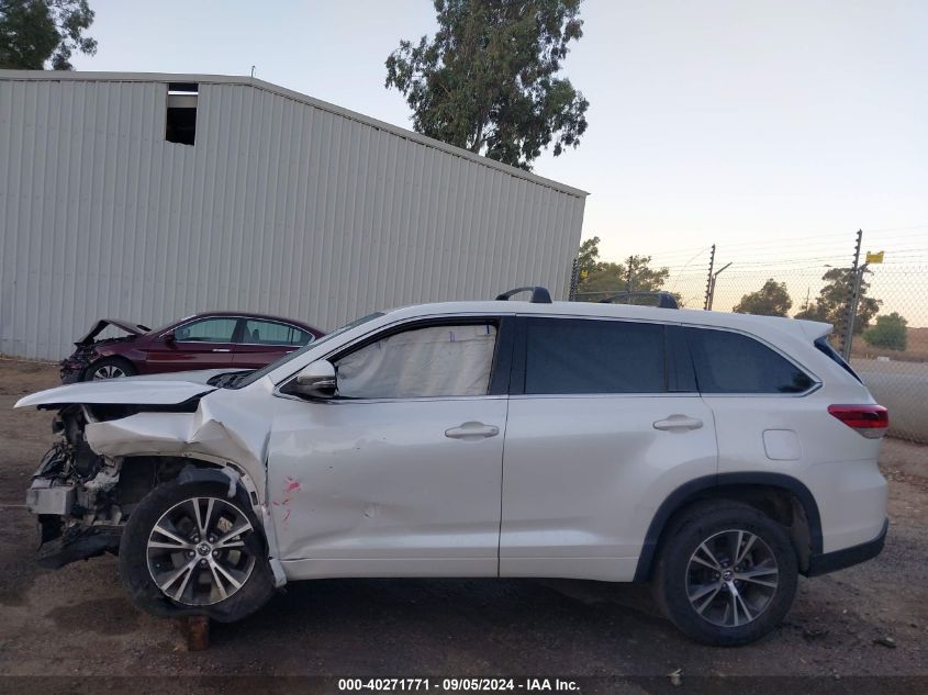 2017 Toyota Highlander Le/Le Plus VIN: 5TDZZRFH3HS227951 Lot: 40271771