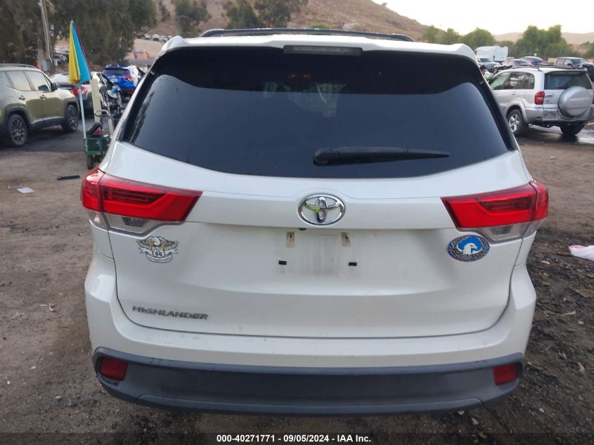 2017 Toyota Highlander Le/Le Plus VIN: 5TDZZRFH3HS227951 Lot: 40271771