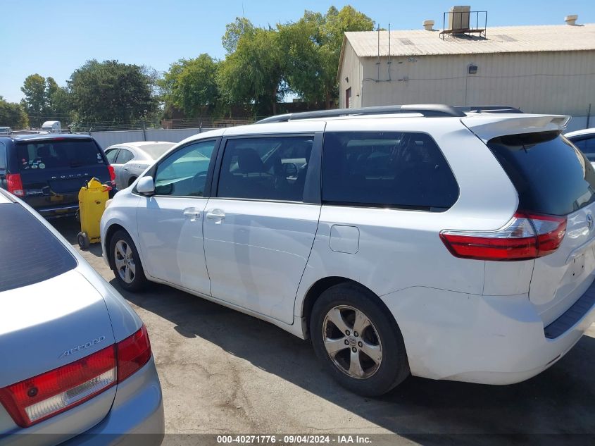 2016 Toyota Sienna Le 8 Passenger VIN: 5TDKK3DC3GS724393 Lot: 40271776