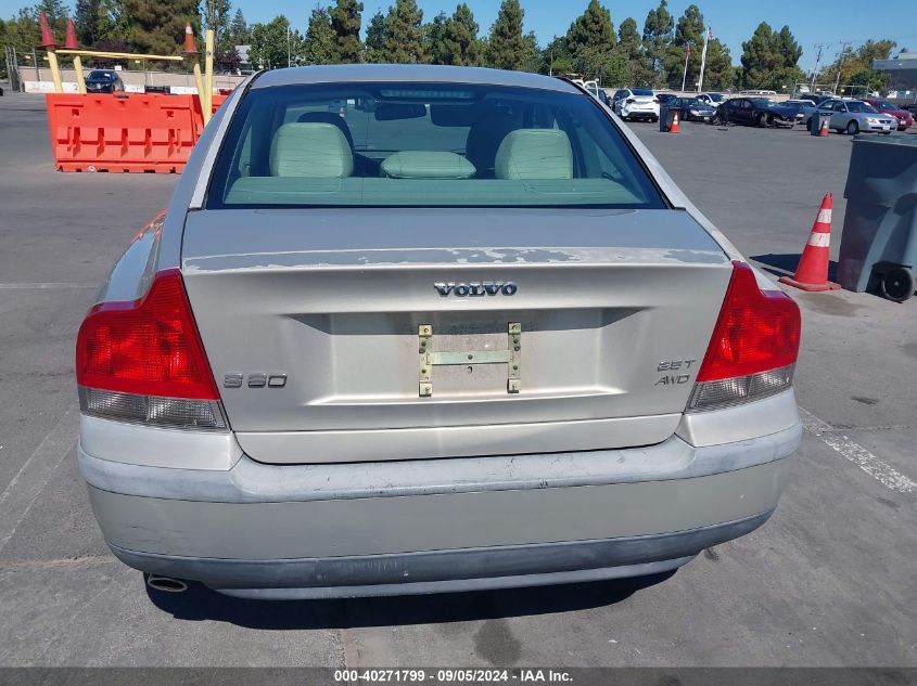 2004 Volvo S60 2.5T Awd VIN: YV1RH59HX42337866 Lot: 40271799