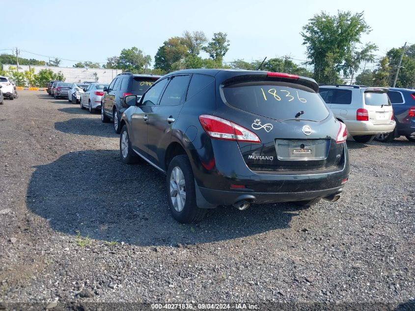 2012 Nissan Murano S/Sl/Le VIN: JN8AZ1MW9CW225151 Lot: 40271836