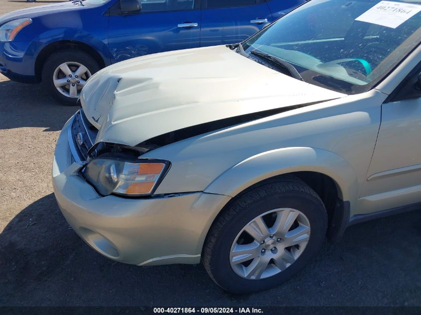 2005 Subaru Outback 2.5I VIN: 4S4BP61C757366368 Lot: 40271864