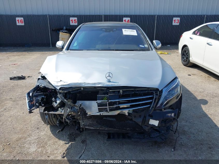 2016 Mercedes-Benz S 550 VIN: WDDUG8CB2GA220940 Lot: 40271886