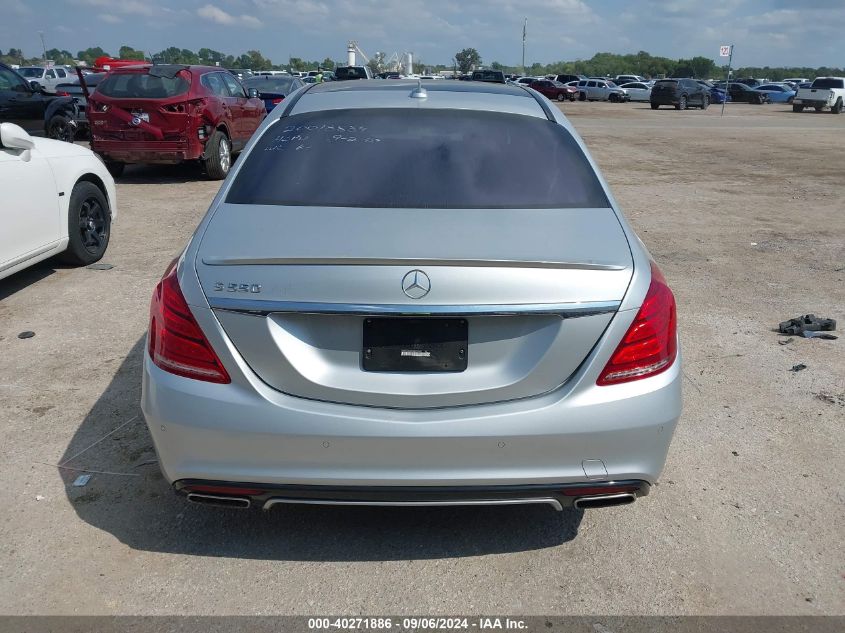 2016 Mercedes-Benz S 550 VIN: WDDUG8CB2GA220940 Lot: 40271886