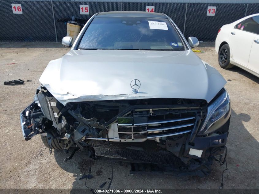 2016 Mercedes-Benz S 550 VIN: WDDUG8CB2GA220940 Lot: 40271886