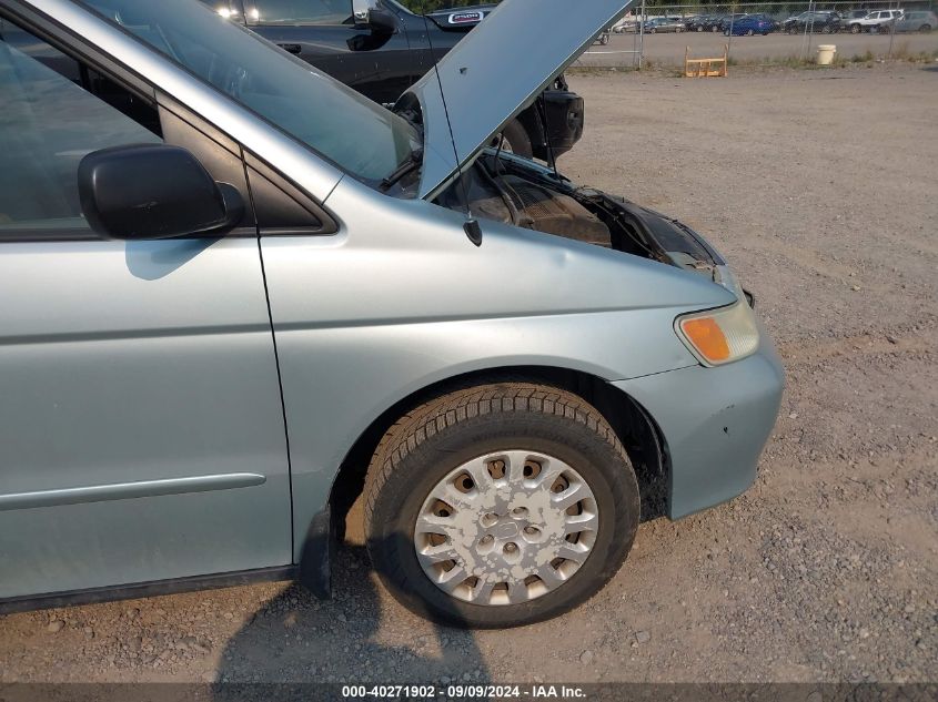 2002 Honda Odyssey Lx VIN: 2HKRL18532H583979 Lot: 40271902