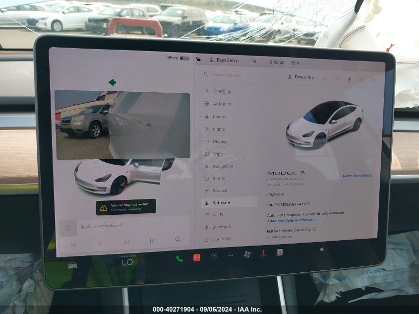 2020 Tesla Model 3 Long Range Dual Motor All-Wheel Drive VIN: 5YJ3E1EB4LF647733 Lot: 40271904